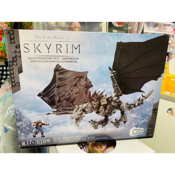Mega Construx The Elder Scrolls V Skyrim: Alduin the World Eater Building Set - Picture 1 of 3